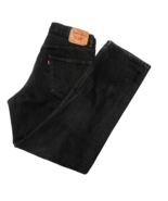 Levi 550 Black Jeans Mens Size 36 x 34 Relaxed Fit Denim - $28.41