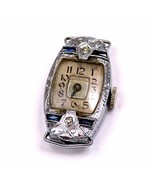 Goering 15J Watch Preston 14K &amp; Diamonds Case 1920s Ladies Wristwatch JRB - €276,02 EUR
