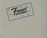 Faust Supper Club Menu Mile South Highway 45 Oshkosh Wisconsin 1950&#39;s - $87.12