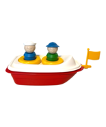 TUPPERTOY Tupperware RED CANOE Boat With People NEW  bath pool beach play - $391.64 MXN