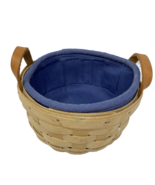 Longaberger Button Basket with Denim Liner - €16,18 EUR