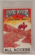 LYNYRD SKYNYRD - VINTAGE ORIGINAL CONCERT TOUR LAMINATE BACKSTAGE PASS - $20.00