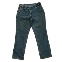 Carhartt Distressed Denim Blue Jeans Mens Size 36x32 Relaxed Fit - £13.57 GBP