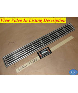 OEM 66 Cadillac Fleetwood LEFT REAR BUMPER GRILL FINNED INSERT FILLER PA... - $169.58 CAD