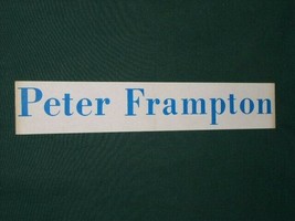 PETER FRAMPTON VINTAGE 1970&#39;S STICKER - $14.99