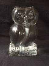 Kosta Boda Large owl frosted glass - £104.71 GBP