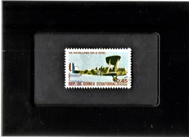 Tchotchke Framed Stamp Art Collectable Postage Stamp - 1916 De Havilland DH-4 - $8.95