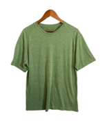 RECOVER Mens T-Shirt Green Crew Neck Sustainable Apparel Eco Friendly Sz... - £6.06 GBP