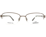 Altair Genesis Brille Rahmen G5038 200 Brown Sparkly Kristalle 54-17-140 - $60.41