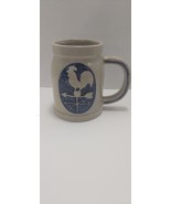 Vintage Rooster on weather vain Ceramic Mug Blue Gray Stein Tankard - £9.16 GBP