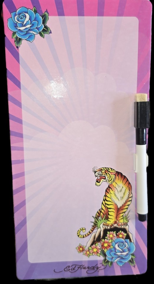 Ed Hardy Dry Erase Board  2013- Tiger - $9.99