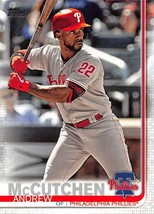 2019 Topps #395 Andrew McCutchen Philadelphia Phillies ⚾ - $0.89