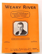 Weary River Sheet Music 1929  Clarke Silvers Piano Voice Ukulele Banjo - £7.90 GBP