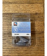 Uncle Josh Keel Sinker With Stainless Steel Bead Chain 3/8 Ounce-NEW-SHI... - €12,70 EUR