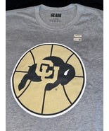 Colorado Buffalos Retro Logo T-Shirt Gray Size Large SLAM College Vault NEW - $54.09 CAD