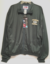 Green Bay Packers Football Vintage Nfl Pro Line Full Zip Logo Jacket Nfc L New - £7.88 GBP