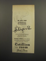 1951 Hotel Pierre Ad - Proudly presents the incomparable Hildegarde - $18.49