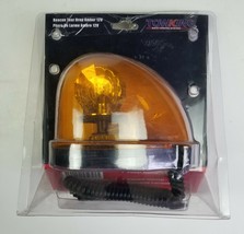 Tow King 12 Volt Amber Beacon. Magnetic Base Emergency Lamp. - $21.69