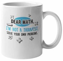 Make Your Mark Design Dear Math. Funny Coffee &amp; Tea Mug for Engineering ... - $19.79+