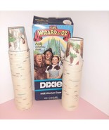 Vintage 1990 Dixie The Wizard of Oz 5oz Kitchen Cups x92 In Box - £15.82 GBP