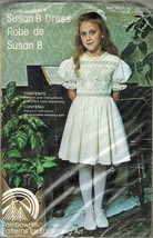 Vintage 1980 Rainbow Hill Susan B Girls Smocked Dress Pattern 7-12 - £10.92 GBP