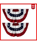 Fade Resistant 2 Pack of 3x6 Ft USA Bunting Flags - Perfect for Holidays - $82.87 CAD