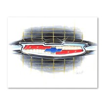 VINTAGE CHEVROLET BADGE Poster Print Wall Art 11x14 Unframed - $449.81 MXN