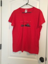 Gildan Women&#39;s Red Short Sleeve T-Shirt St Louis Missouri Size XL - £28.48 GBP
