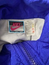 Nike Windbreaker Jacket Mens S Tennis Challenge Court 90s Blue Orange White Vtg - £73.94 GBP