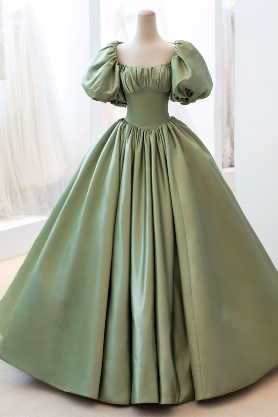Sage Green Party Dress Short Prom Dress main image 0