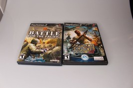 PS2 War game lot Battle for the pacific and Medal of honor rising sun - £6.98 GBP