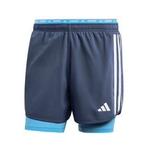 Adidas Own the Run E 3S 2-in-1 Shorts Men&#39;s Sports Pants Asian Fit NWT I... - £39.03 GBP