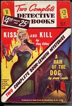 Two Complete Detective Books #57 7/1949-hardboiled pulp-Gross-Good Girl ... - $58.20
