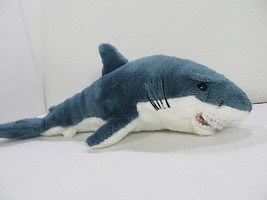 Adventure Newport Aquariums Great White Shark 12&quot; Plush Blue/Gray Stuffed Animal - £8.74 GBP