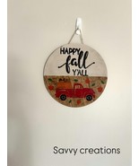 Handcrafted Fall-Themed Outdoor Wall Hanging Decor - $363.73 MXN