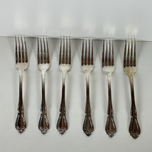 Oneida Chalice-Harmony Dinner Forks Flatware Lot of 6 Silverplate Flatware - $16.14