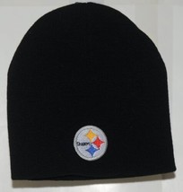 NFL Team Apparel Licensed Pittsburgh Steelers Black Winter Cap image 1