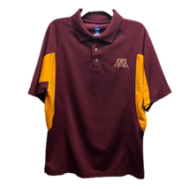 Minnesota Golden Gophers NCAA By KA Inc Mens Polo Shirt Burgundy Collar M - £18.67 GBP