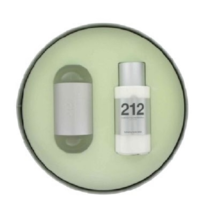 Carolina Herrera 212 Perfume 3.4 Oz Eau De Toilette Spray Gift Set - $90.85