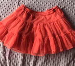 Cherokee Girls Orange Tutu Skirt Sz 8-9 Yrs Nwot Lined  - £15.69 GBP