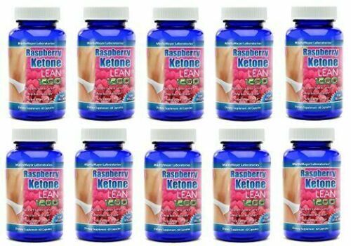 10 Pcs Pure Raspberry Ketone Lean 1200 mg Advanced Diet Fat Weight Loss Capsules - $49.25