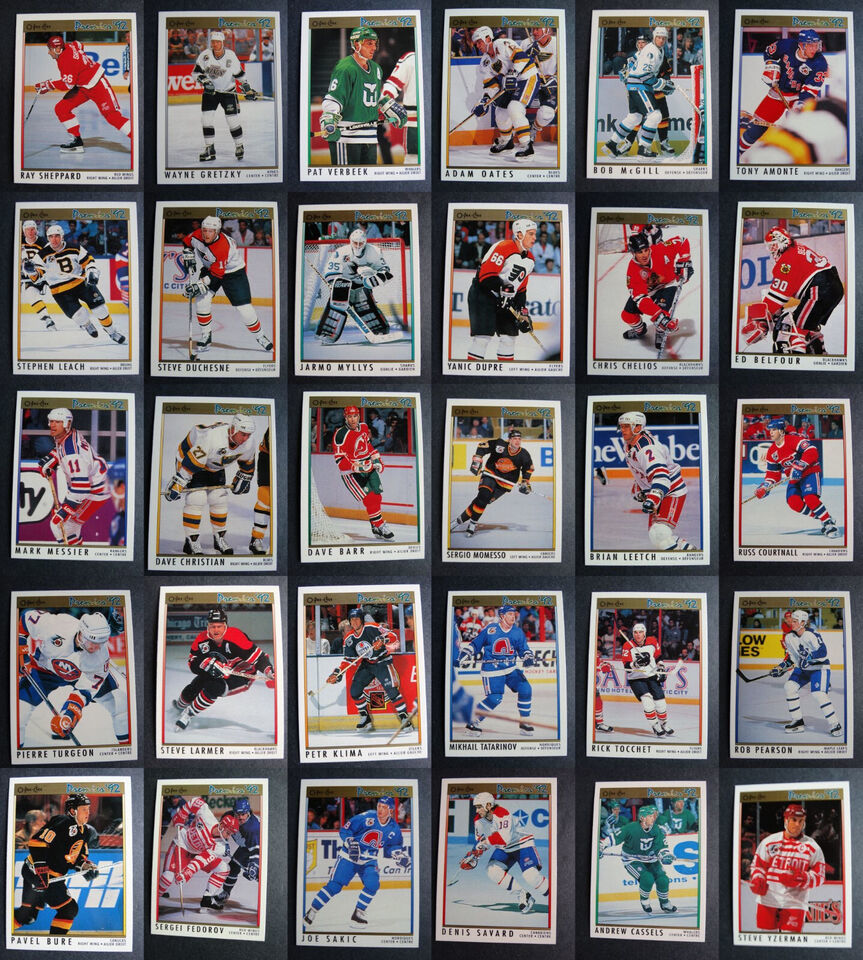 Primary image for 1991-92 O-Pee-Chee Premier OPC Hockey Cards Complete Your Set U Pick List 1-198
