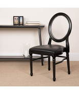 Transparent Back Black Chair LE-B-B-C-MON-GG - $241.40 CAD