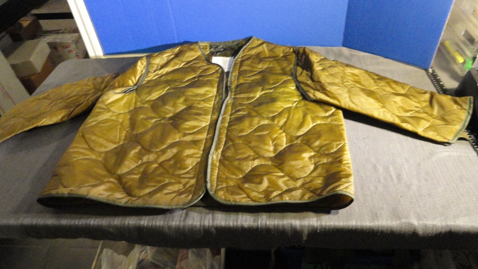 NEW USGI M-65 MILITARY FIELD JACKET COAT LINER QUILTED INSULATED OD GREE... - $49.49