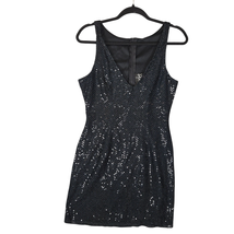 Vtg Scarlet Womens Size 5/6 Black Mini Dress Cocktail Party Date Night N... - $215.34 MXN