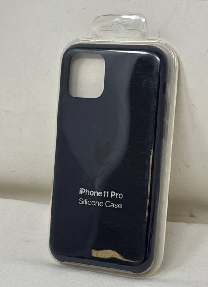 Black Silicone Back Case for iPhone 11 Pro Protective Cover MSYP2FE/A Slim Matte Item image 2