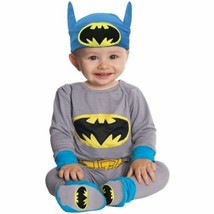 Rubies 6 Piece DC Super Friends &quot;Batman&quot; Infant Costume 6M-12M New (Halloween) - £10.36 GBP
