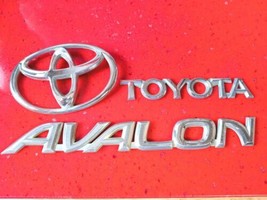 1995 1996 1997 Toyota Avalon Emblem Logo Letters Badge Trunk Lid Rear Chrome OEM - £14.22 GBP