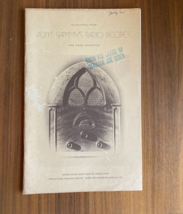 Aunt Sammy&#39;s Radio Recipes Booklet 1976 From The Office Of Senator Joe Biden - £15.69 GBP