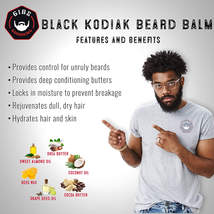 Gibs Black Kodiak Beard Balm Aid, 2 fl oz image 4